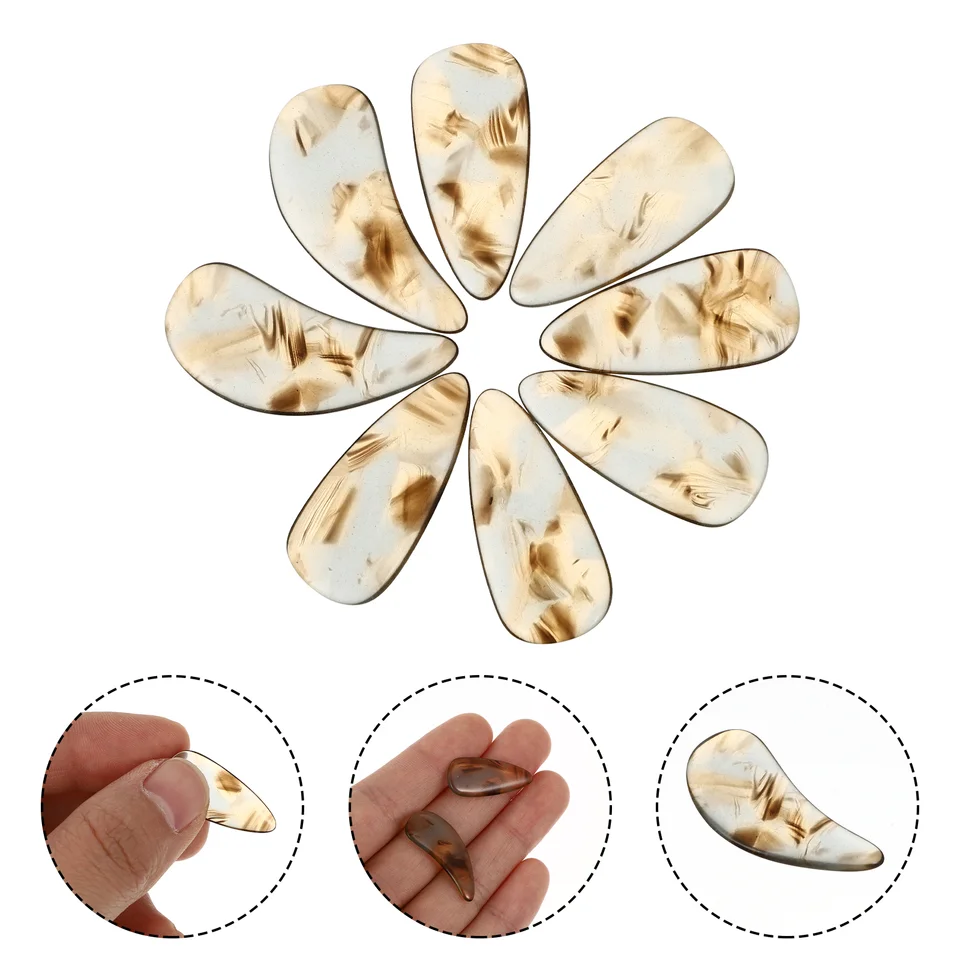 8 ks Detské falošné nechty Guzheng Instrument Chrániče prstov Pick Isprot Ochrana kryty Picks Child