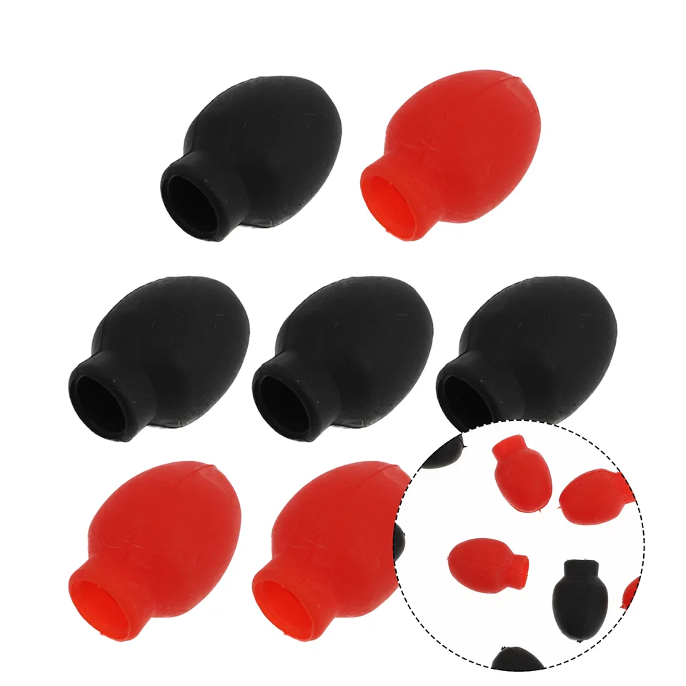 8 ks Drumstick Set Mute Ticho Tip Drumsticks Doplnok tlmiteľ praktizujúci hudobné silikónové perkusie