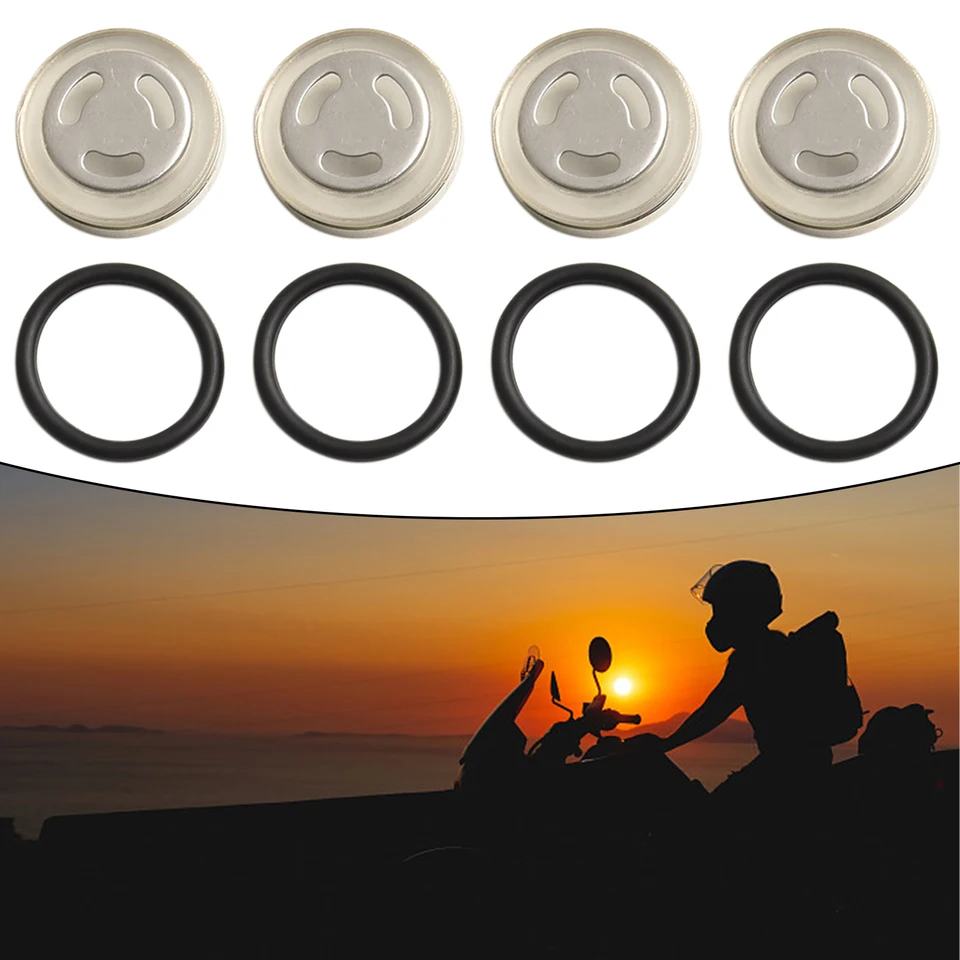 8 ks set 18 mm motocyklové bicykle BRZDE MASTER CYLINDER Priehrada zrak sklo Len tesnenie zrak skla Motocykel
