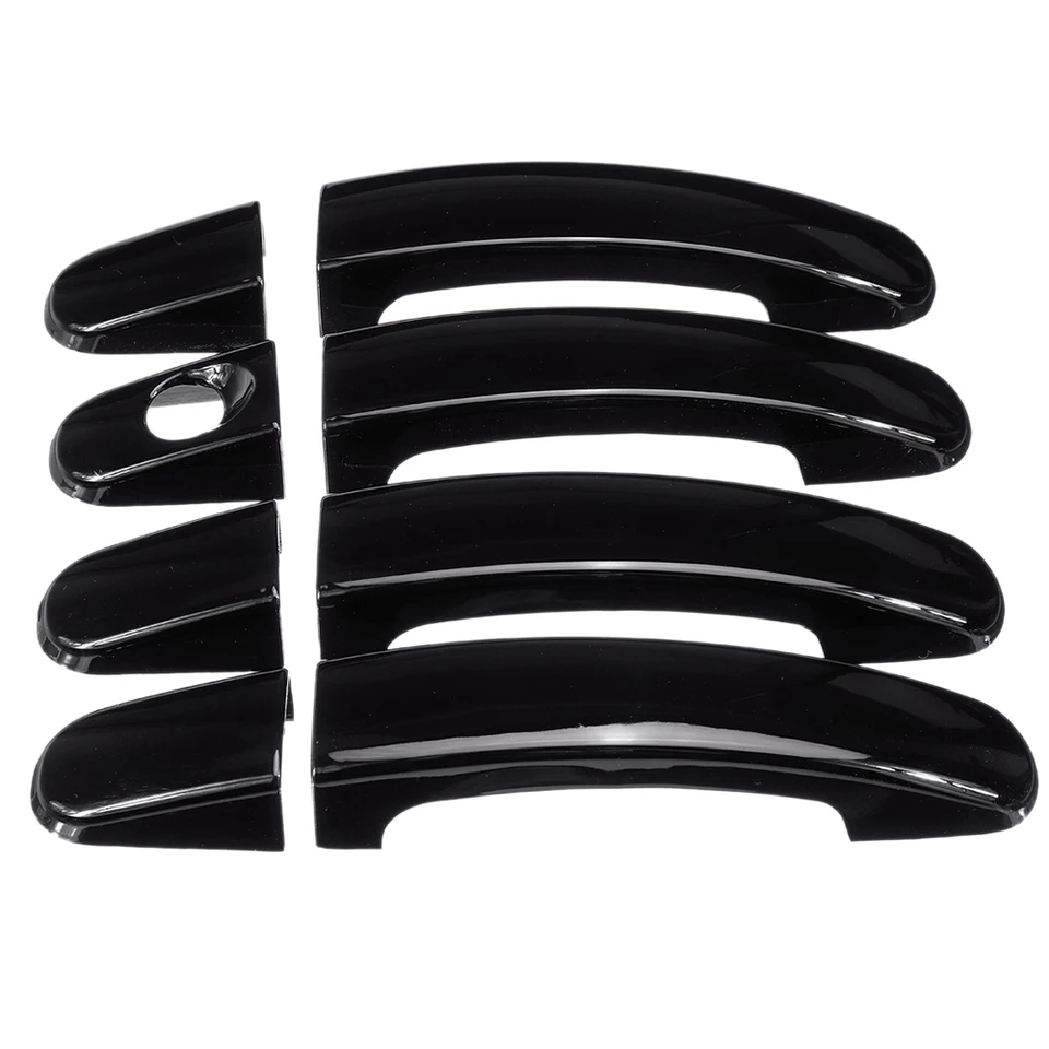 8 ks/set car ABS Glossy Black 4 dvere rukoväť pre Ford Focus Escape Kuga Ranger 2013 2014 2015 2016 2017 2017 2018
