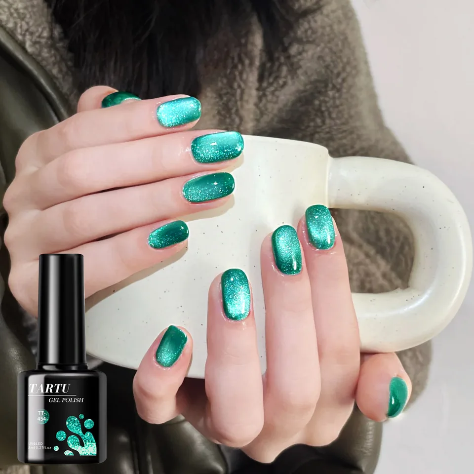 8 ml magnetické mačky očné gél na nechty lak na nechty zelenú modrá žlto -žltá sklovitá romantická namáčanie UV LED gél Moonlight pre dovolenku DIY Art