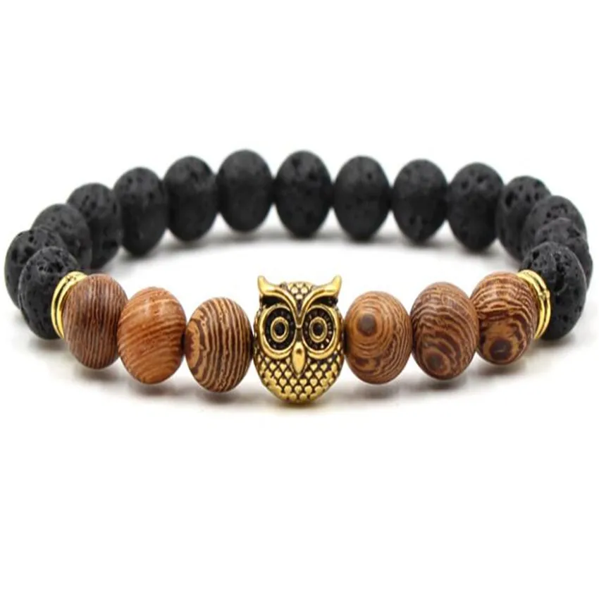8 mm lávy Budhistické korálkové náramky Trend Trendy nastaviteľné ženy Party Etnicko unisex karma korálkové dospievajúce modlitba