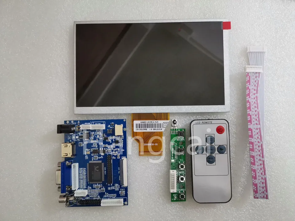 8-palcová LCD obrazovka 50pin AT080TN64+ Drive Board HDMI VGA AV 800*480