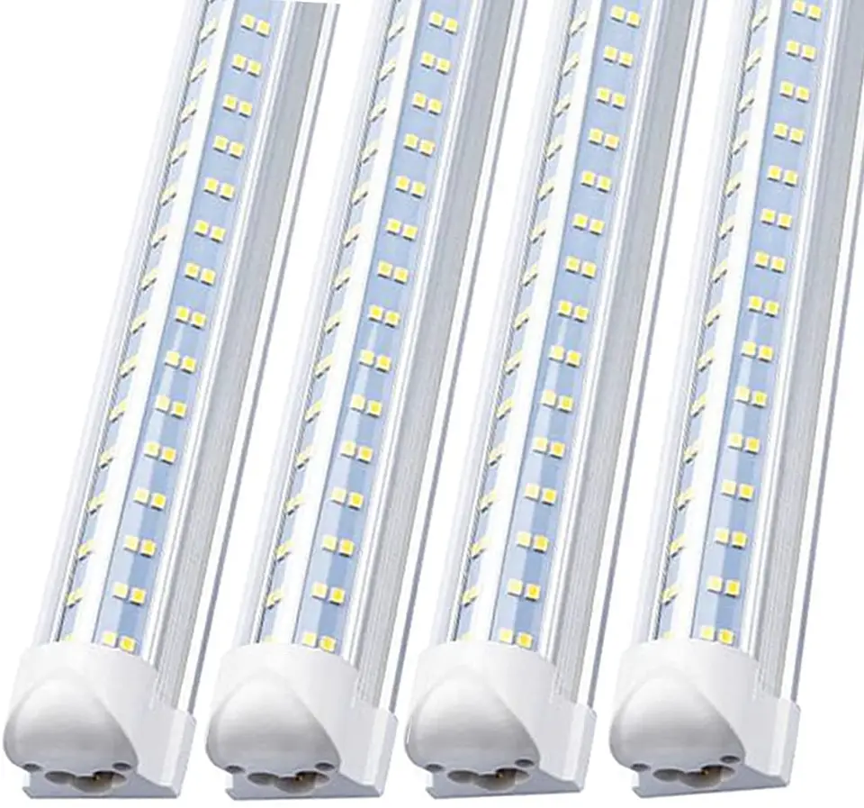 8 stôp dvojitá strana 4 riadky 120 W LED trubica svetlo Svetlo svetlo v tvare integrácie T8 LED trubice integrovaná zásoba dverí chladiča v US 8 stôp Dou
