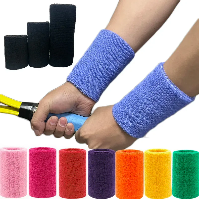 8 × 10 cm uteráky Športové náramky tenisové potné pásy zápästie zápästia pre basketbal volejbal Padel Padel Fitness Swearband Wrap CAF CUF