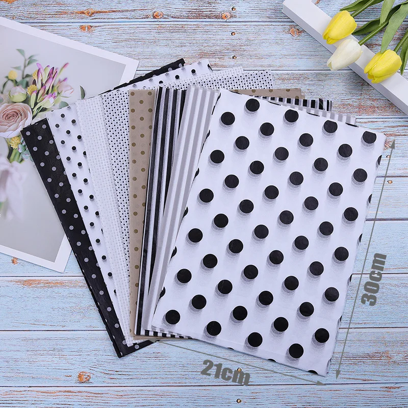 80/100 listov A4 hodvábny papier priesvitné baliace papiere záložky Darček Frup Balenie DIY Papers