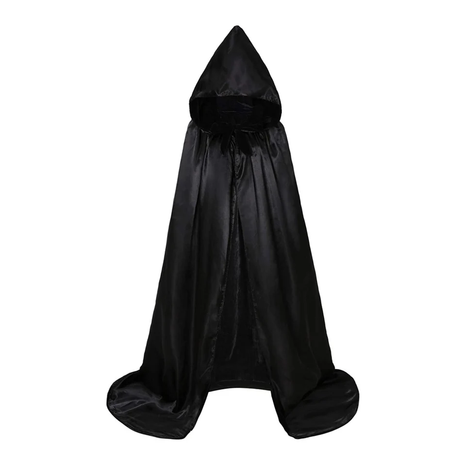 80/120/150 cm plášť COAK COSPLAY DRESP UP THE COMUME KOSTUMU DEATH SMROBNÉ KOSTALY COSPLAY Kostýmy s kapucňou Scary Scary Witch Devil Role Play