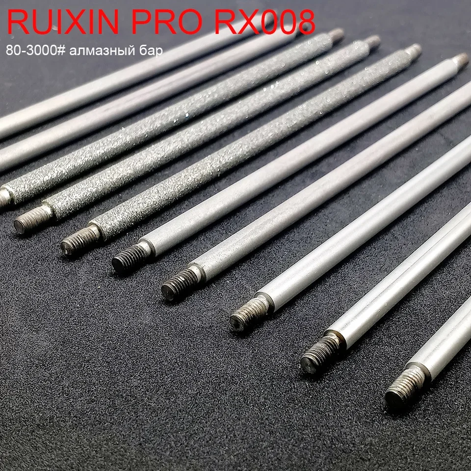 80-3000# 6 mm valcový diamantový kameň naostrenie Bar Whetstone pre ruixinový orezávač zúbkovaný nôž scitara nôž brúsky