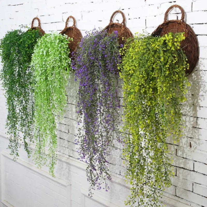 80 cm umelý admiralita Willow Wall zavesenie rastliny falošný vinič umelý závesný rastlina domáca záhrada Záhradná stena dekorácia falošné kvety