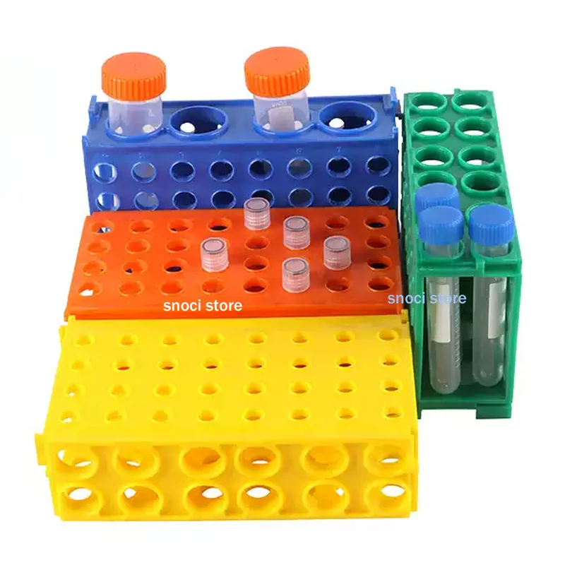 80 hier štvorstranného stojana Multifunkčný odstredivový rúrkový stojan na stojan na stojan na laboratórium Plastová držiak 0,5 ml/1,5 ml/15 ml/50 ml
