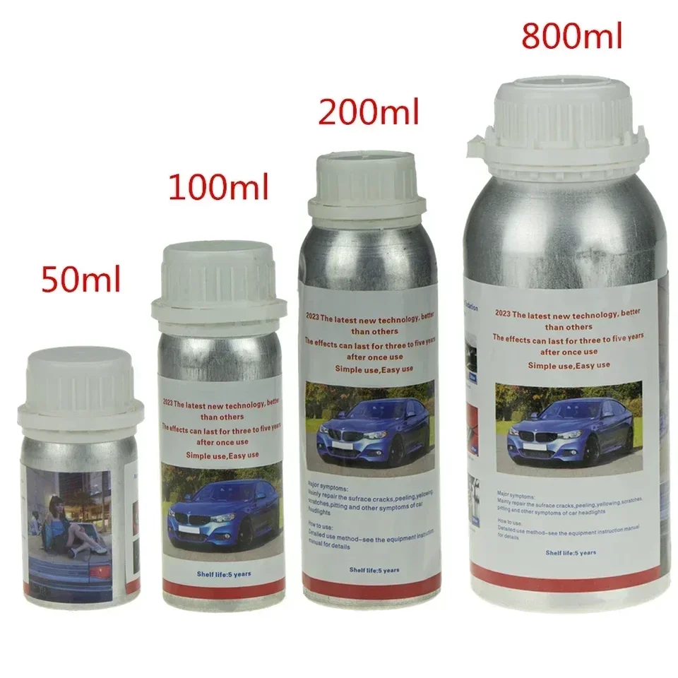 800 ml svetlomety kvapalné polymérne svetlomet Chemické leštenie opravy kvapaliny rekonštrukcia škrabanca na opravu leštiacich svetlometov súprava