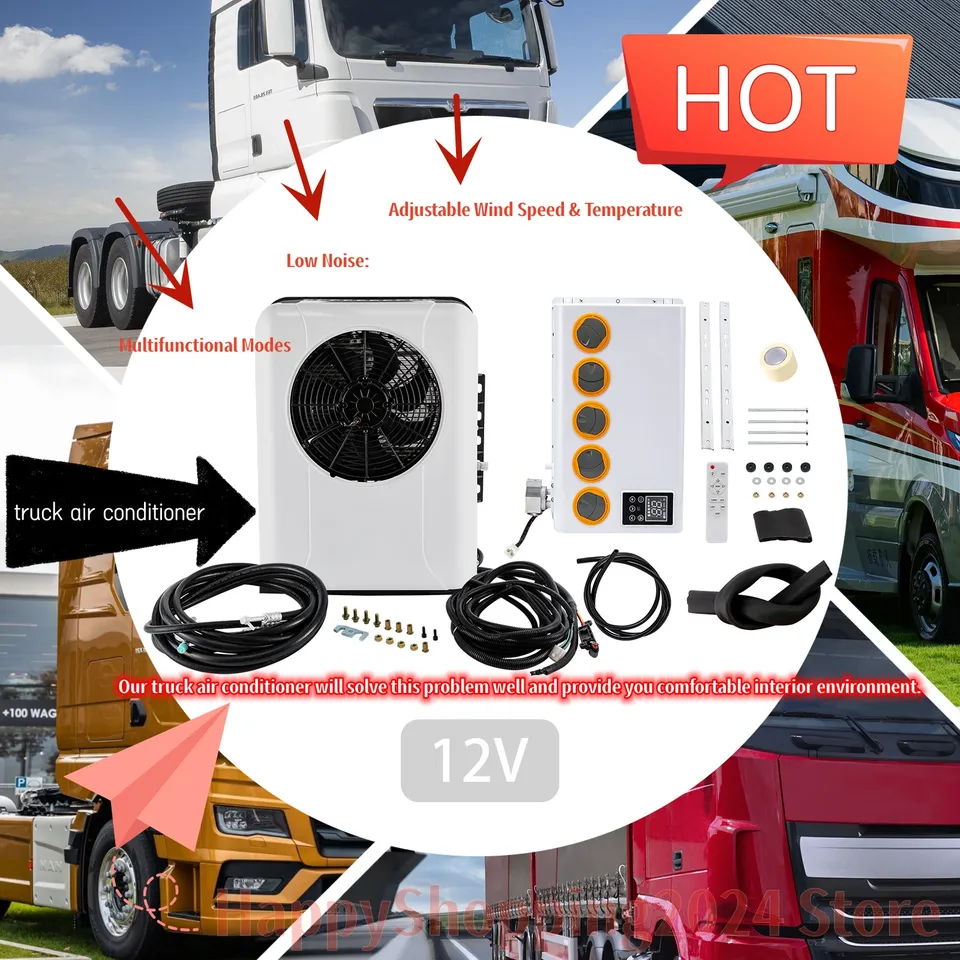 800 W Universal 12V CAB CAB Klimatizácia Split 1 Outdoor Unit a 1 vnútorná jednotka