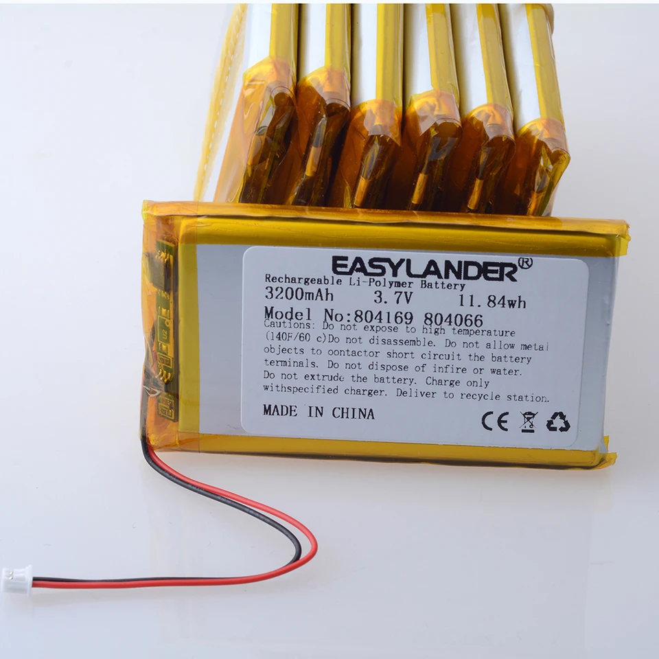 804169 Lítiová polymérna batéria pre 804066 3,7 V 3200 mAh pre batériu s herným strojom s otvoreným zdrojom R36S