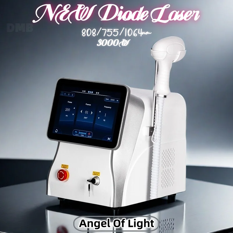 808nm dióda laserové odstraňovanie chĺpkov Profesionálny stroj ľadový titán a platina bezbolestné penetrácie Skin Medical Beauty Machine