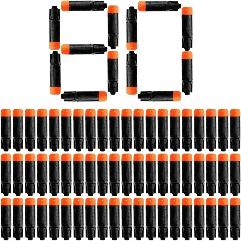 80ks Nové čierne guľky pre Nerf Ultra Toy Guns Rebil Pack The Ultimate in Darts Sniper Game kompatibilné iba s ultra blaster