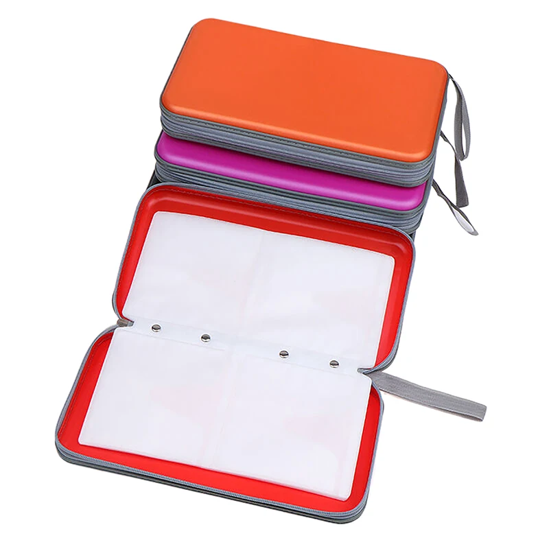 80Sheets CD DVD DVD Case Case Cover Disc Storage Držiteľ CD Sleeve Wallet Wallet Album Hard Box Plastové CD Pack DVD DVD Disc Pack