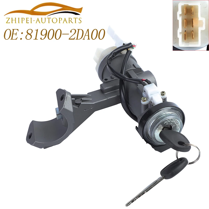 81900-2DA00 Zostava spínača valca zapaľovania s 2 kľúčovým autom 819002DA00 pre Hyundai Elantra 2001-2006