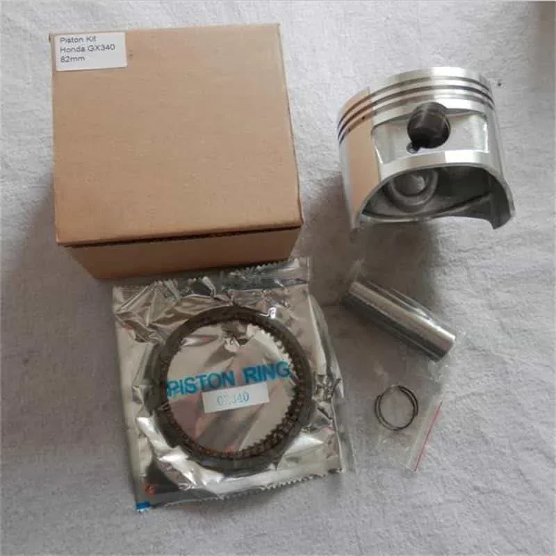 82 mm piestová súprava HONDA GX340 337CC 11 HP 4 cyklistický valc 4KW EM4500 EC5000 Generátor prsteň Zostav