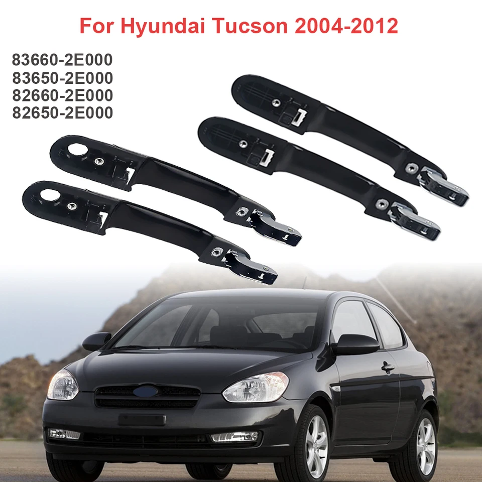826602E000 826502E000 Vonkajšia rukoväť LH RHFOR HYUNDAI TUCSON 2004-2012 Zadné exteriérové ​​kľučky misky misky