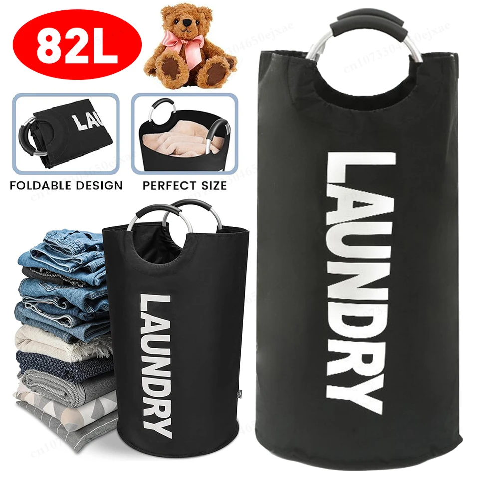 82L špinavé oblečenie špinavé tkanina Storage Basket Skladacie veľké veľkosti Špinavé handrové skladovacie vedro vodotesná pre práčovňu v internáte