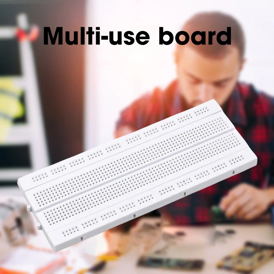 840 Point Solderless bez PCB chlieb dosky Mini Bread Board Opätovné použiteľné prototypové prúžky Testovacia doska na trhu DOUP