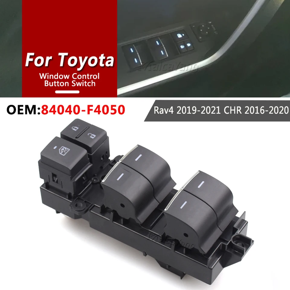 84040-F4050 Elektrické tlačidlo prepínača okna elektrického ovládania okna pre Toyota RAV4 2019-2021 Chr 2016-2020