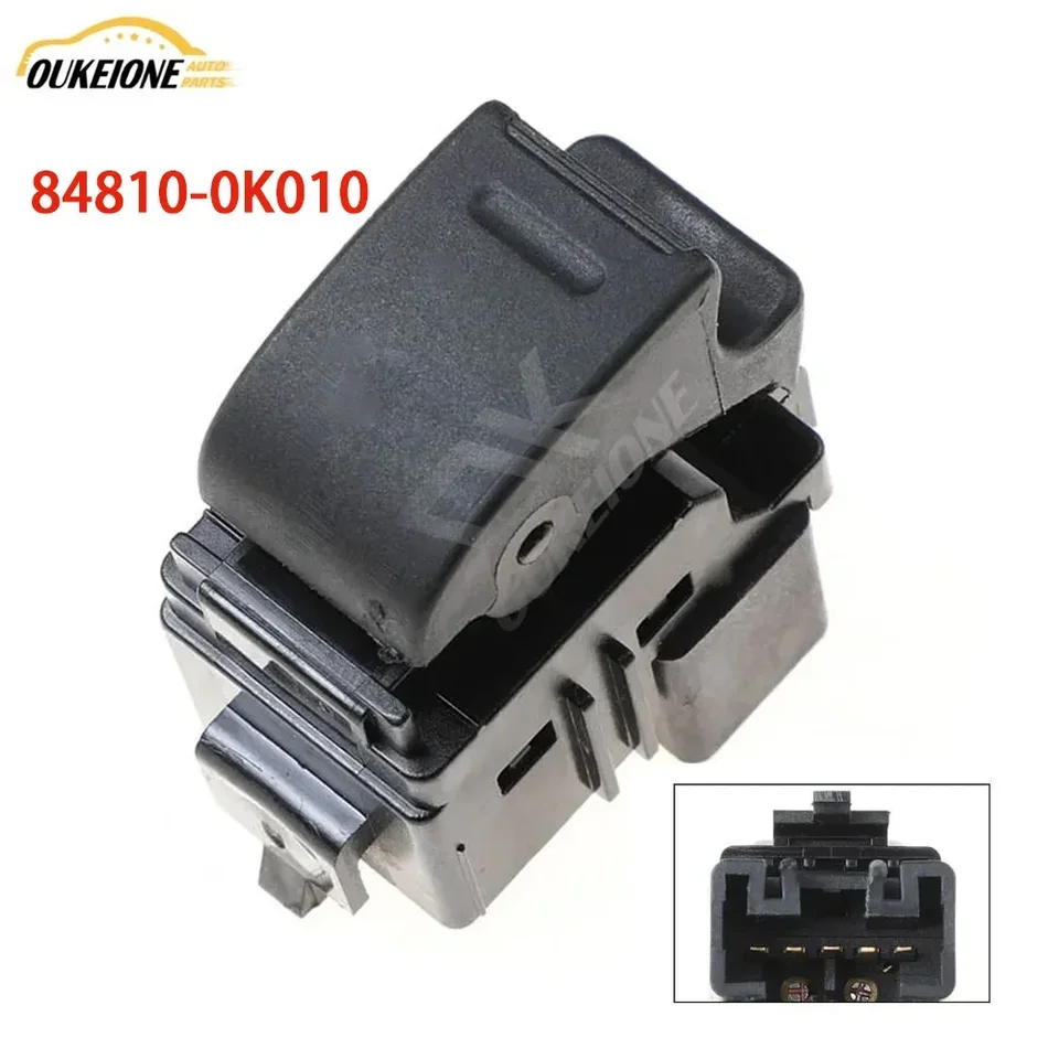 84810-0K010 Osoby cestujúcich jednotlivé tlačidlo Elektrické ovládacie spínač pre Toyota Hilux Vigo 2004-2011 848100k010 Automatické diely