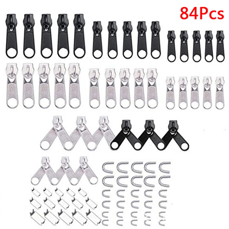 84ks Výmena súpravy na opravu zipsu Easy Pull Metal