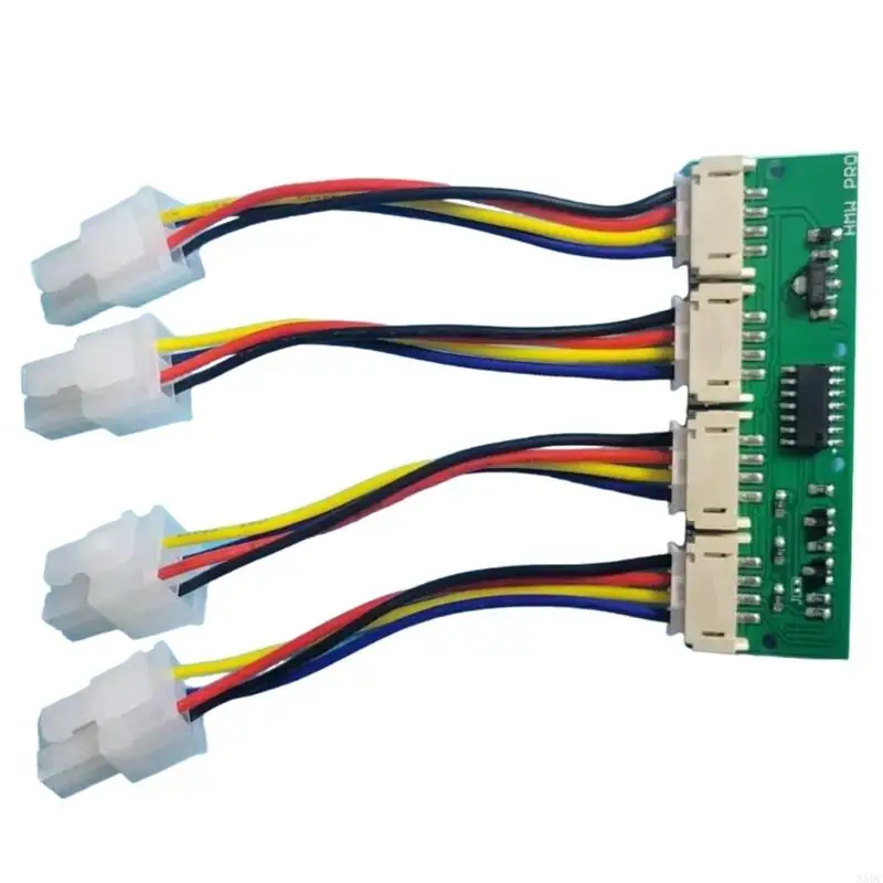 85DC 12V 4-v-1 SIMULÁCIE VENTRICKÝCH SIMULÁCIÍ PC OVLÁDANIE VENTRÁLNEHO OVLÁDANIA pre Antminer S21 S19KPRO T21 Chladenie stolného počítača