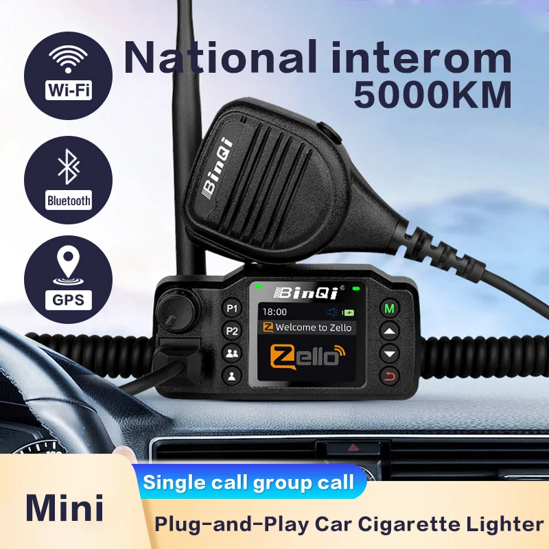 8900Plus Zello Mini Mobile Radio 2G 3G 4G 5000 km vysielač
