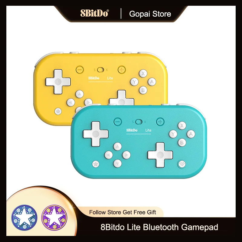 8bitdo Lite Controller Bluetooth GamePad pre Nintendo Switch Lite/ Nintend Switch Windows Ovládanie hry Windows