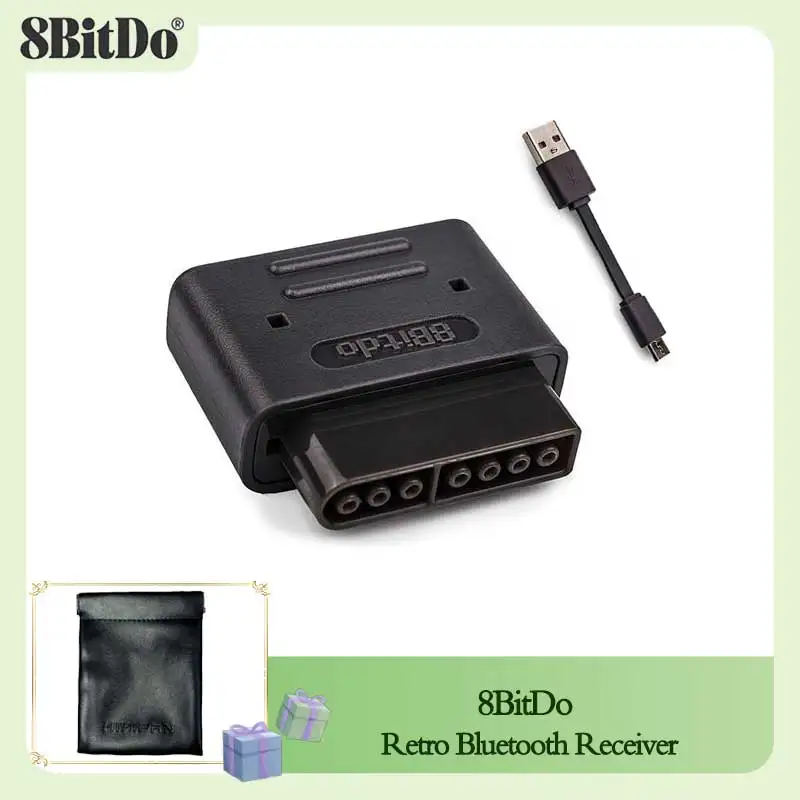 8bitdo Retro Bluetooth prijímač bezdrôtových hier Dongle Accessories pre SNES NES30 SFC30 NES PRO PS3 PS4 Ovládače hry