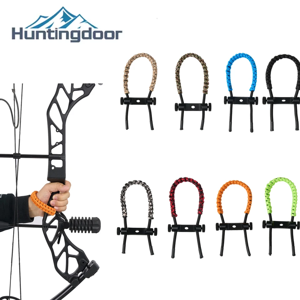 8Colors Archery Bow Bow Wrist Sling Competition Konkurencia luk nylonové lano nastaviteľné prepletené na streľbu z lukostreľby Lovec