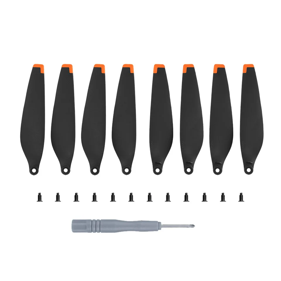 8ks Drone Blade Ress Výmena náhradného vrtule dron Doplnok s skrutkovým doplnkom krídla Low Noise pre DJi Mini 3