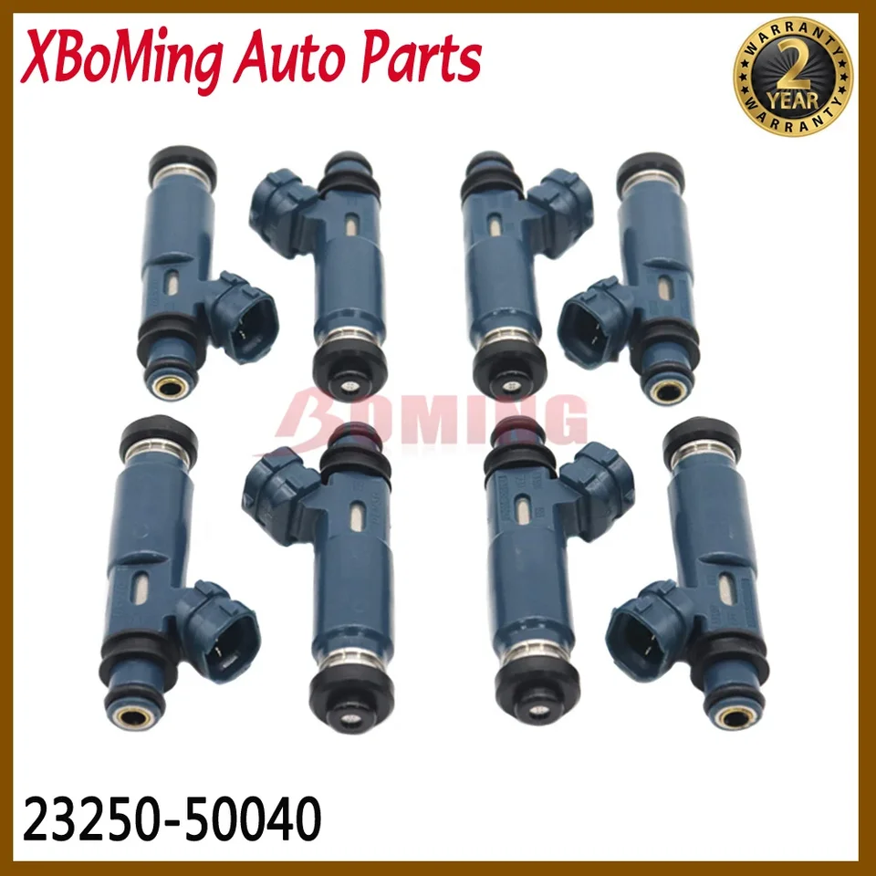 8ks nové palivové vstrekovače pre Lexus GX470 LX470 pre Toyota Land Cruiser 4Runner Sequoia Tundra 2000-2004 23250-46080 23250-50040
