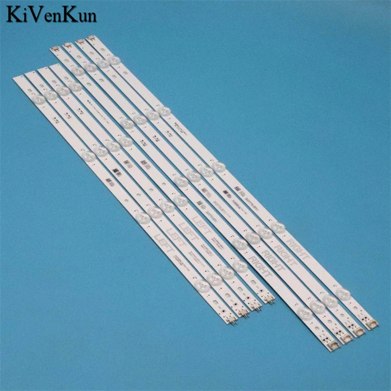 8ks/set nových prúžkov podsvietenia pre LG 49UN71003LB 49UN71006 49UN73006LA 49UN7300Aud 49UN73506LB 49UN73906LE NC490DUE-AAFX1-41CA