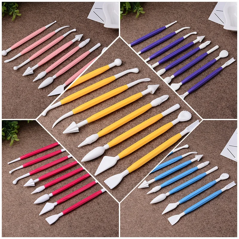 8ks/set Soft Clay Tools Tools Toy Polymorph Tool Set Super Light Clay nôž fimo DIY Príslušenstvo