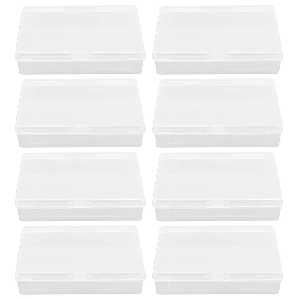 8ksové herné karty Úložné skrinky Empty pokerových kariet Clear Card Case Case