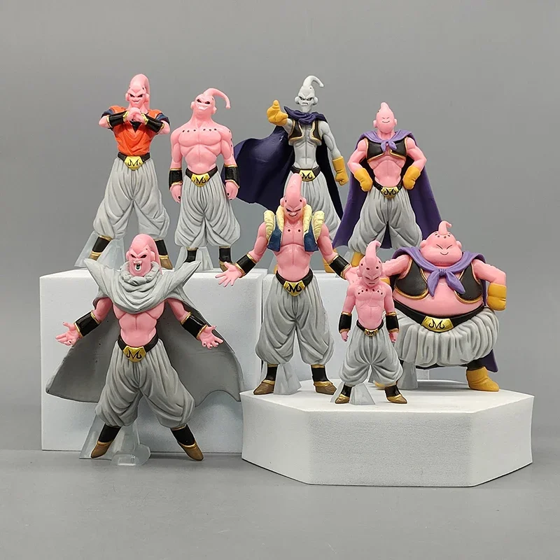 8pcs/set dragon lopta Majin Buu figurín dbz figúrky Super Saiyan Boo Action Figures Anime PVC Collection Model Hračky Doll Dill