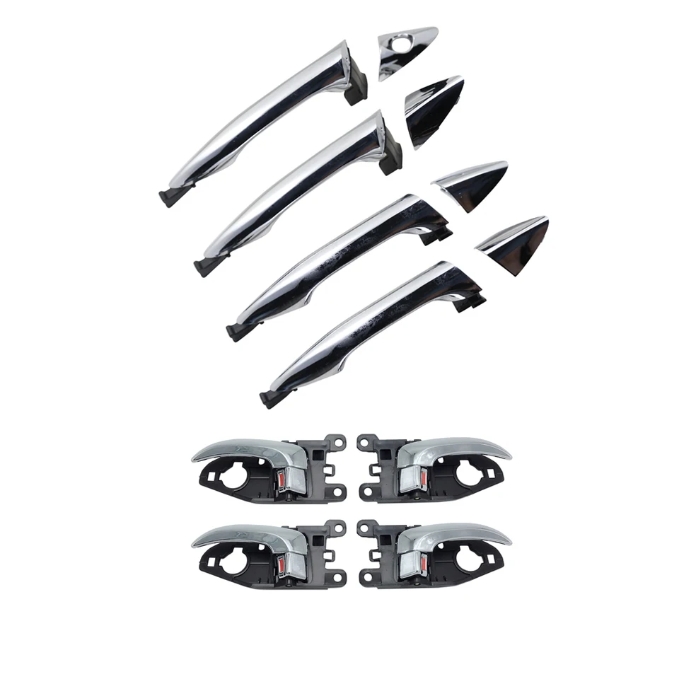 8pcs stanovil chróm mimo vnútorných dverí rukoväť pre Hyundai Elantra 11-15 2011 2012 2013 2014 2015 Coupe 13-