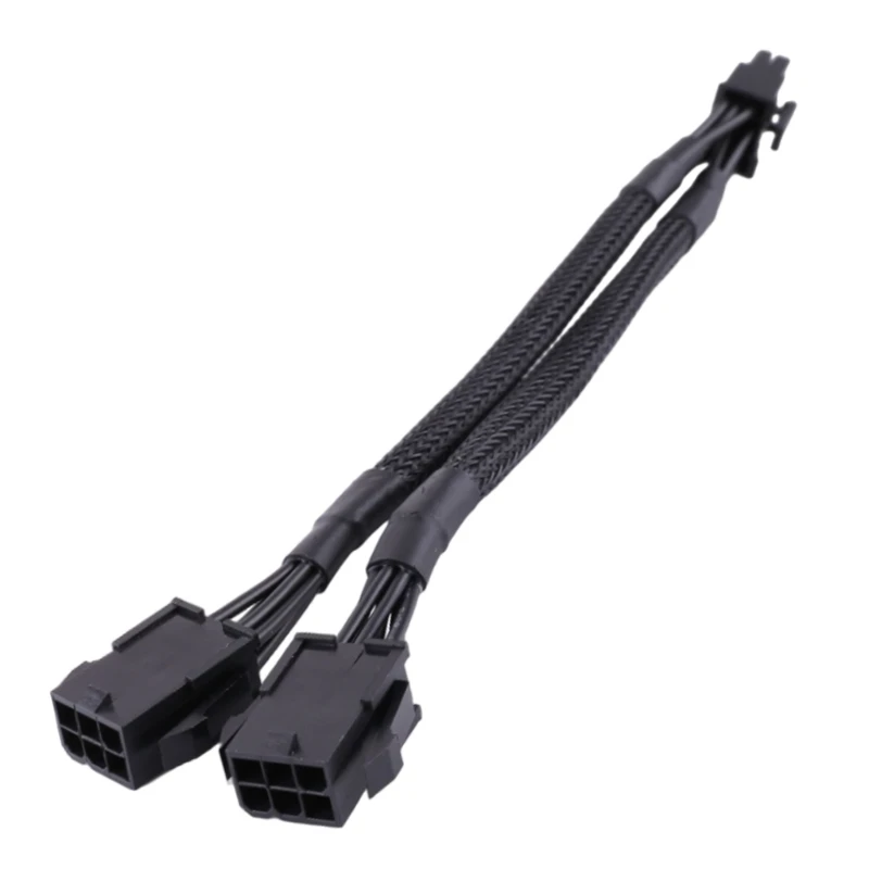 8PIN Muž do dvojitého 6-pinového ženského káblového adaptéra 20 cm CPU 8pin na grafickú grafickú kartu PCI-express