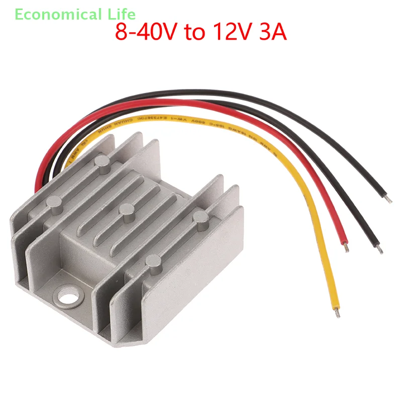 8v-40V až 12V 3A 36W Stabilizačný transformátor DC Prevodník regulátor Zvyšok nadol posilňovača napájací napájací zdroj pre televízor LED