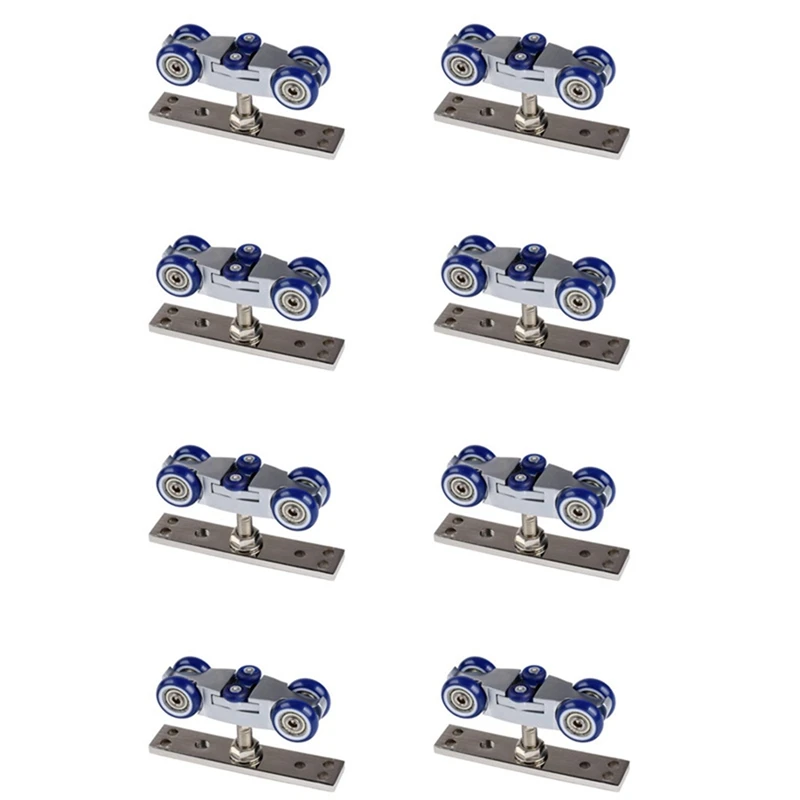 8x Bifold Door Hardware Drevené posuvné dvere kladka Nábytok Hardware Wheel Wheel Dvere Dvere Wall Dvere Skladací valček