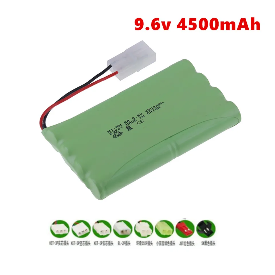 9,6 V 4500 mAh Ni-MH AA Nabíjateľná batéria pre batériu RC Hračky Tanks Trains Robot Boat Gun Nástroje 9,6 V vysoká kapacita AA batérie AA