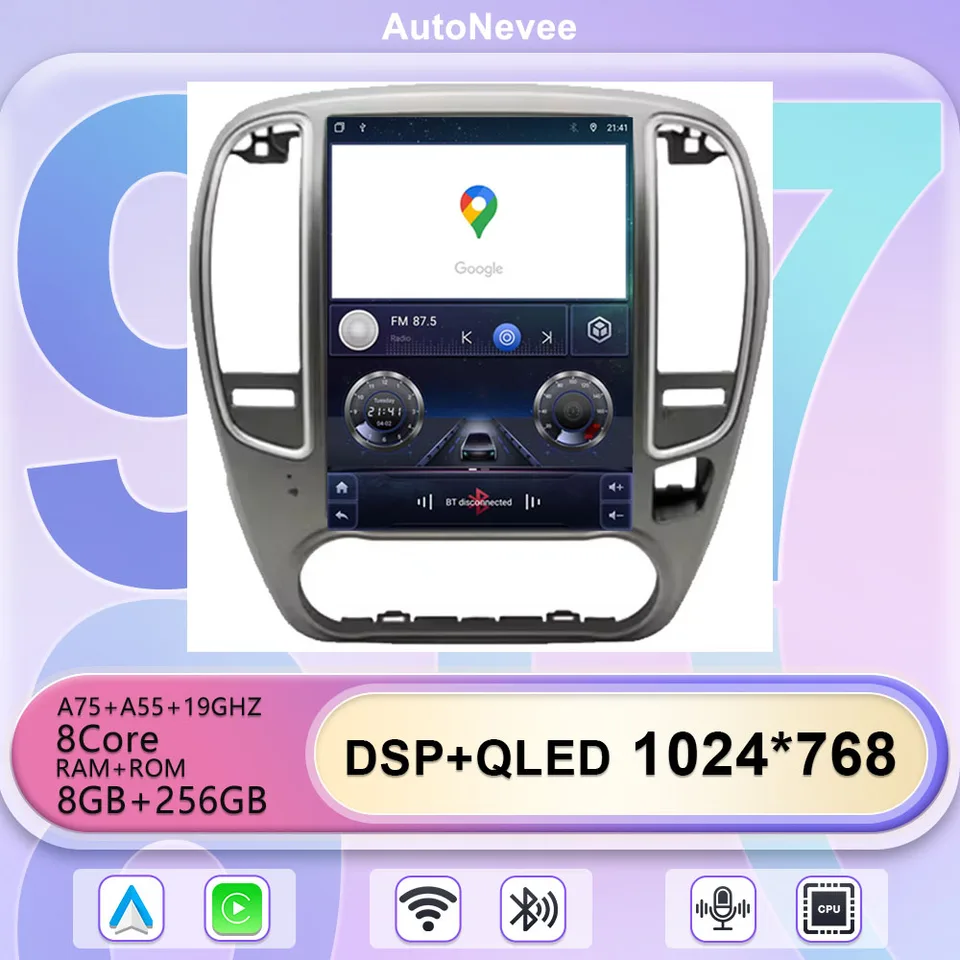 9,7 palca Android 13 pre Nissan Bluebird Sylphy G11 2005 - 2012 Automatické multimediálne hráč GPS navigácia CarPlay 5G WiFi