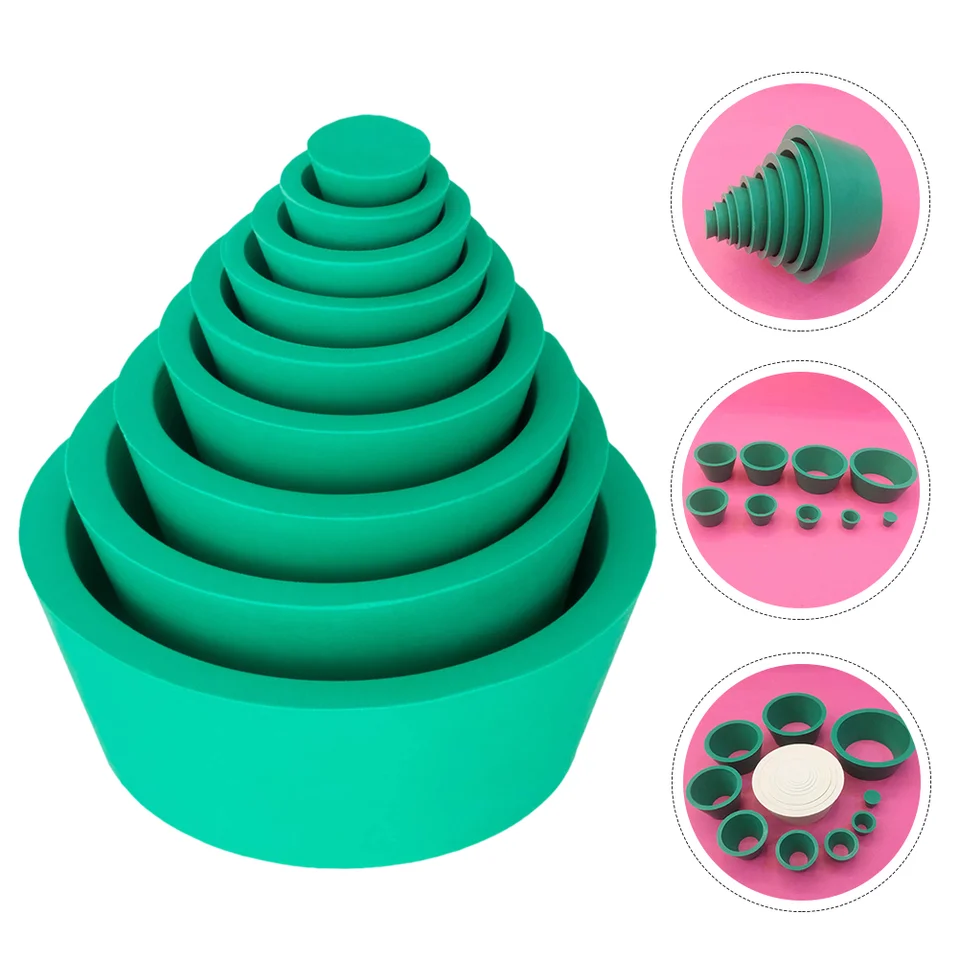9 ks sacie fľašové fľašu Filtration Filtration Adapter Kužeľové zostavy filtra pre lievik