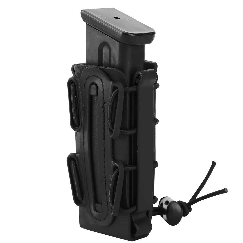 9 mm pištoľ Mag Carrier Herster Soft Shell Tactical Magazine Držičok s klipom molle a klipom pásu na lov na lov