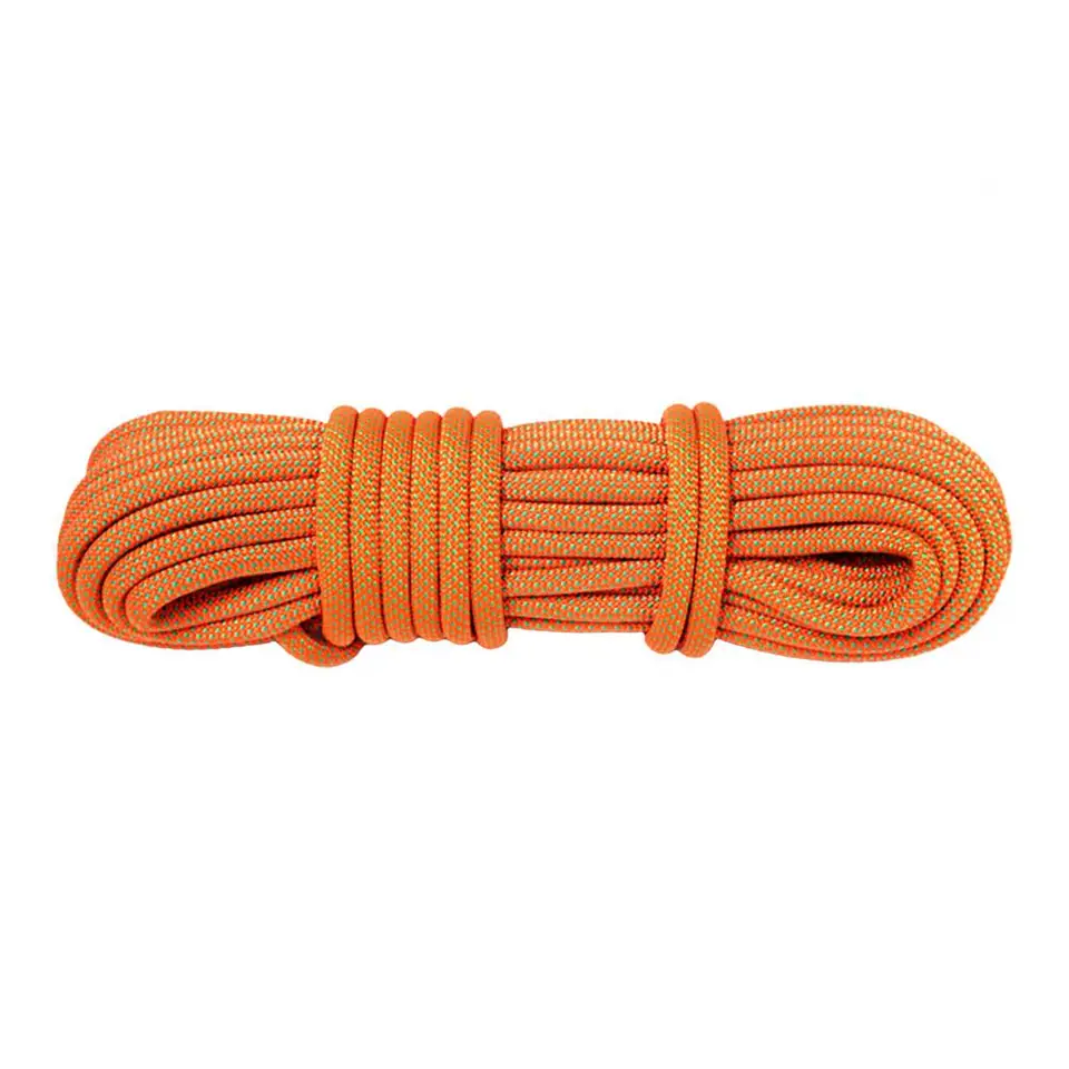 9 mm rappelling lano Univerzálne anti-fade lezecké lano viacfarebné horolezecké lezenie lano lezenie