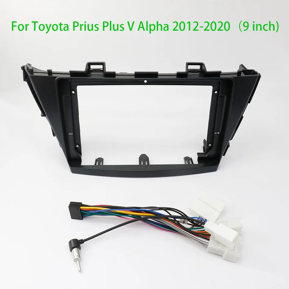 9-palcový adaptér Fascia Frace Fascia pre Toyota Prius Plus V Alpha 2012-2020