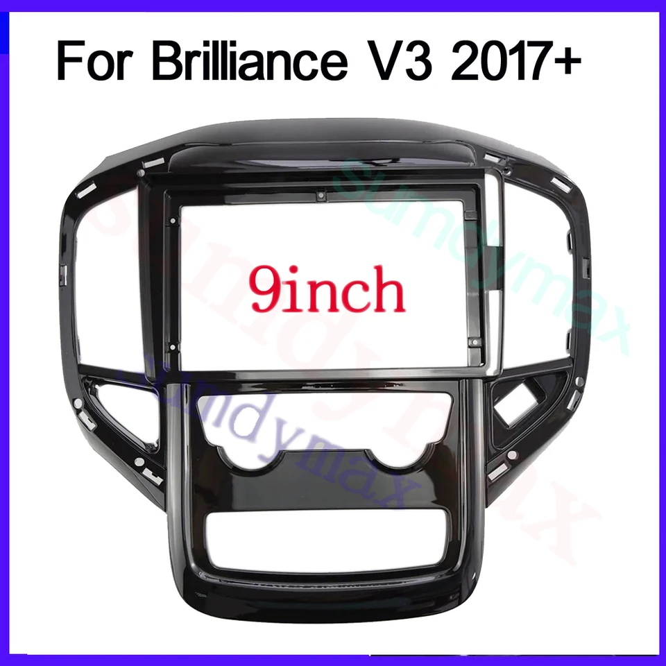 9 -palcový rádiový rám pre brilanciu V3 2017 2018 2019 2020 Inštalácia Dash Dash Dash Dash Dash Dash Dash Dash Dash Drun Kit